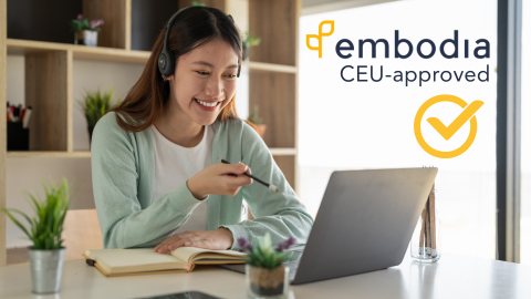 Embodia is now a CEU-approved provider in the U.S.