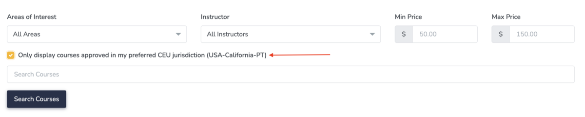 US CEU jurisdiction feature on Embodia