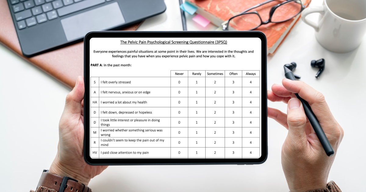 Embracing a Biopsychosocial Approach in Pelvic Health: Introducing the 3PSQ and Fre-PAQ