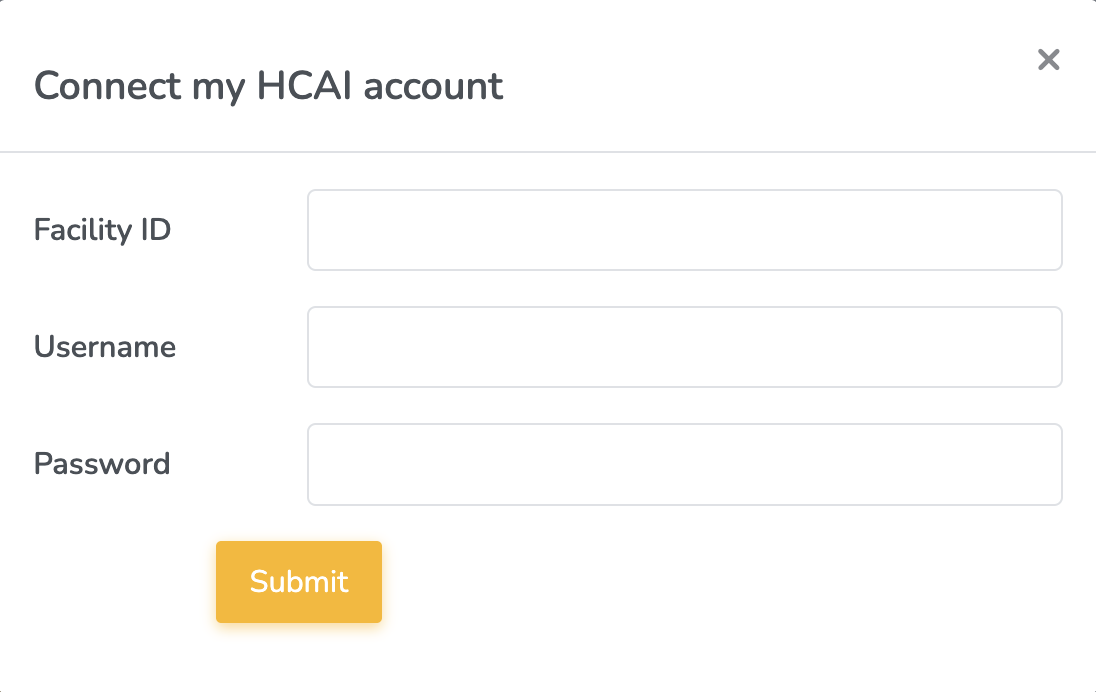 Connect your HCAI account on Embodia