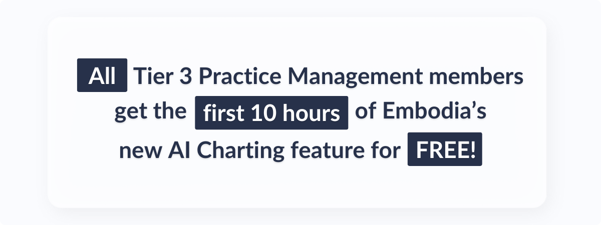 Embodia's AI Charting