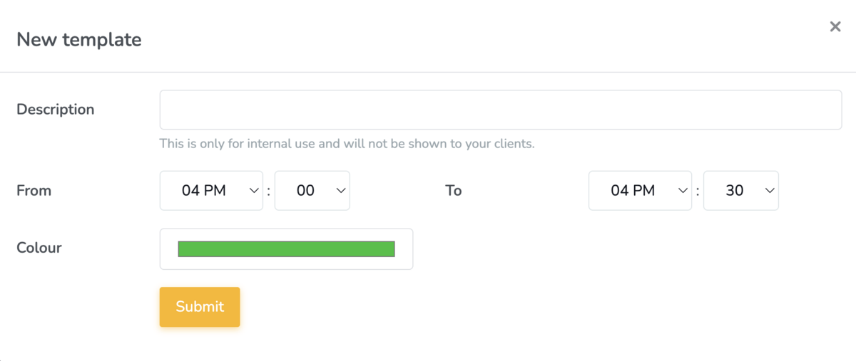 Creating break templates on Embodia