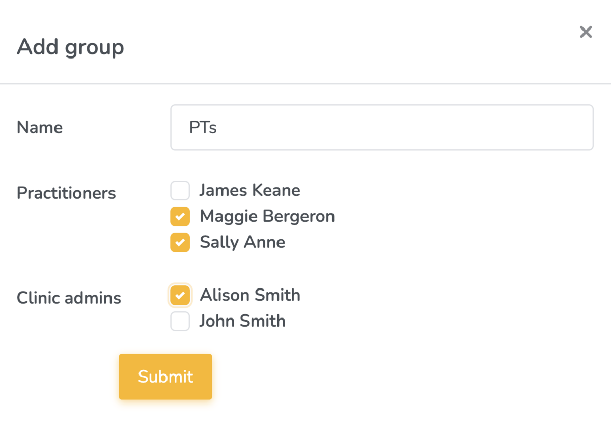 Creating practitioners groups on Embodia
