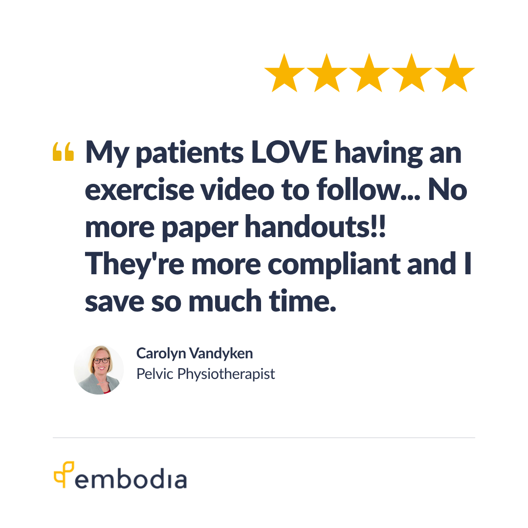 Carolyn Vandyken Testimonial Embodia