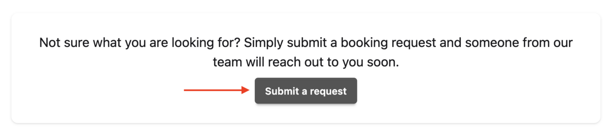Booking requests on Embodia